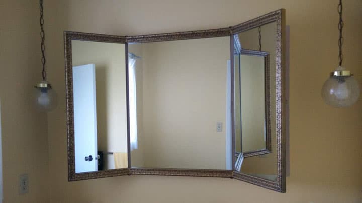self cut mirror