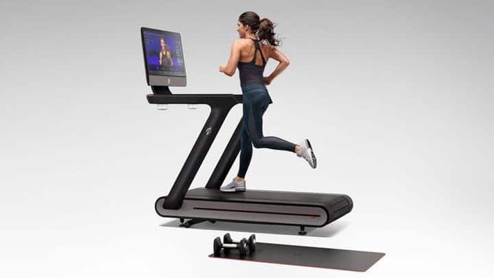 Treadmill with TV