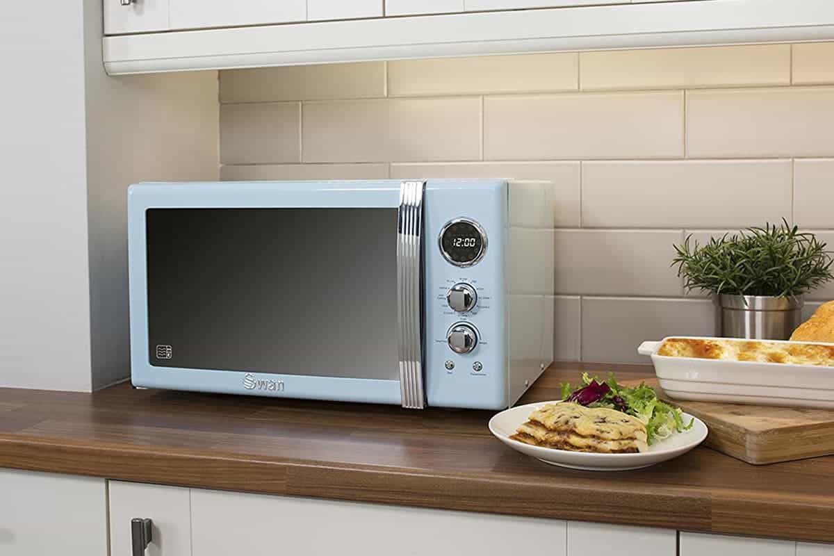 microwave with dial