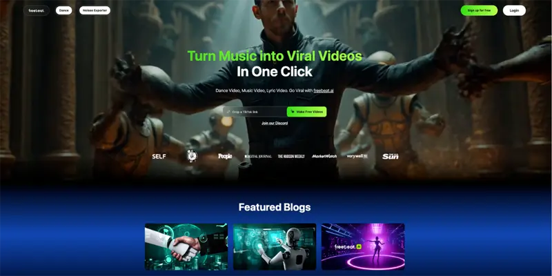 freebeat ai music video generator dance video lyrics video 1